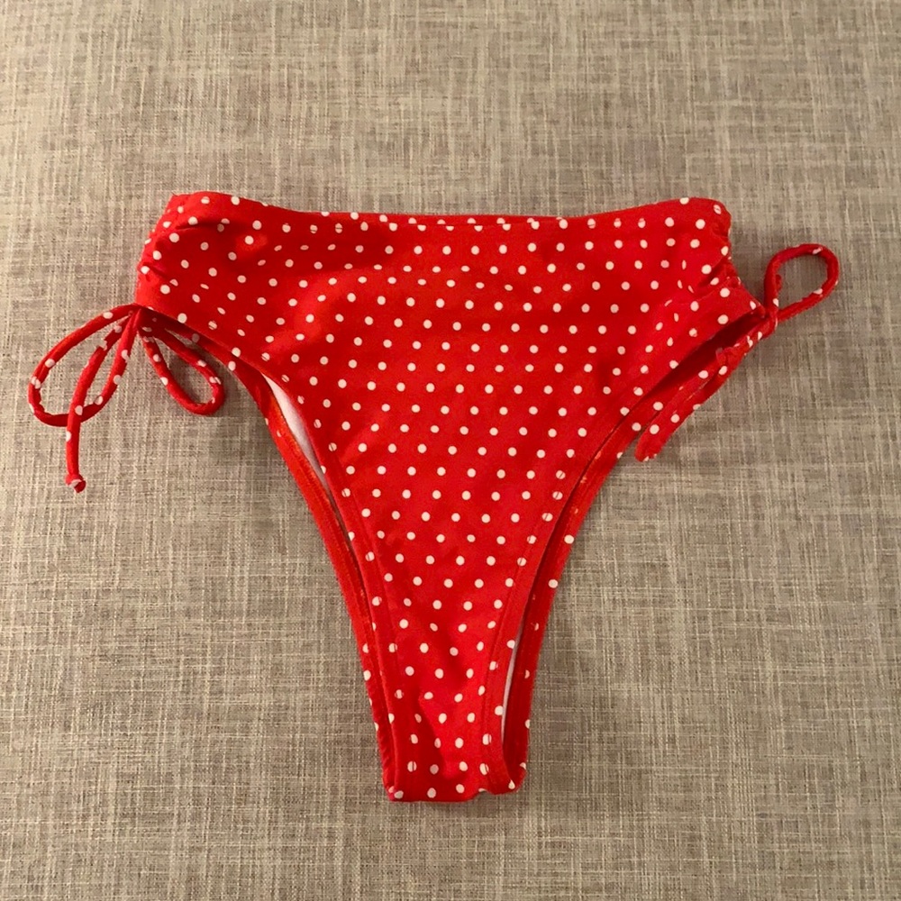 Express high waisted swim bottoms